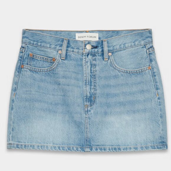 Denim Forum the '90s Ricci Denim Skirt - Picture 1 of 4